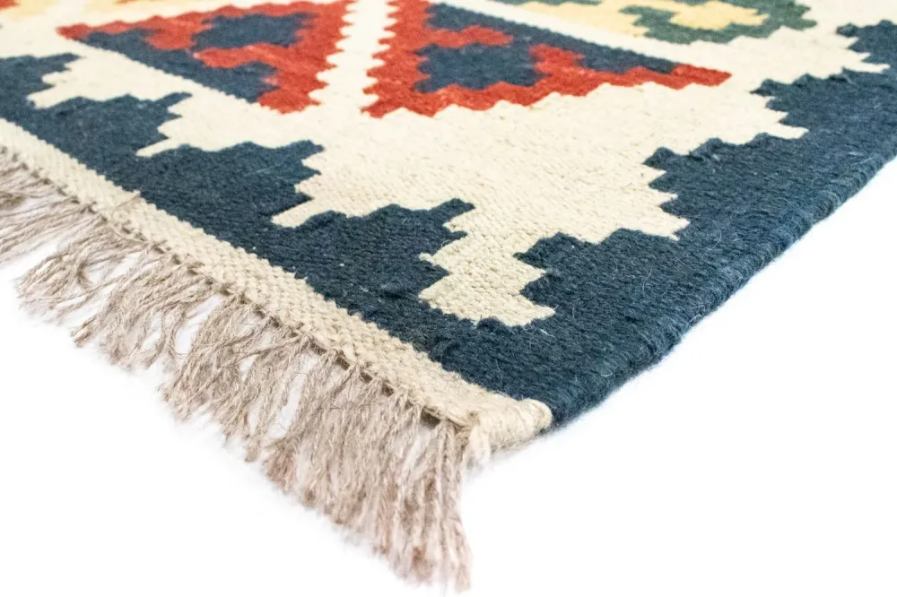 Kelimteppe - Orientalsk - 265 x 175 cm - oransje