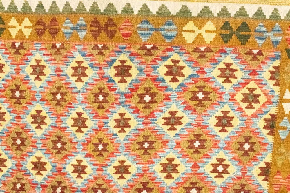 Kelimteppe - Orientalsk - 271 x 153 cm - flerfarget