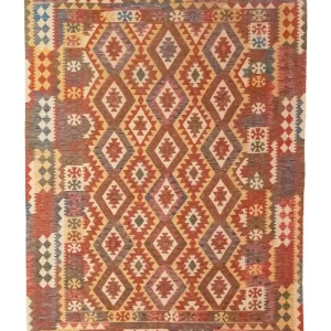 Kelimteppe - Orientalsk - 287 x 201 cm - brun