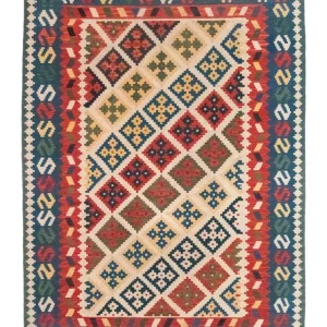 Kelimteppe - Orientalsk - 290 x 203 cm - flerfarget