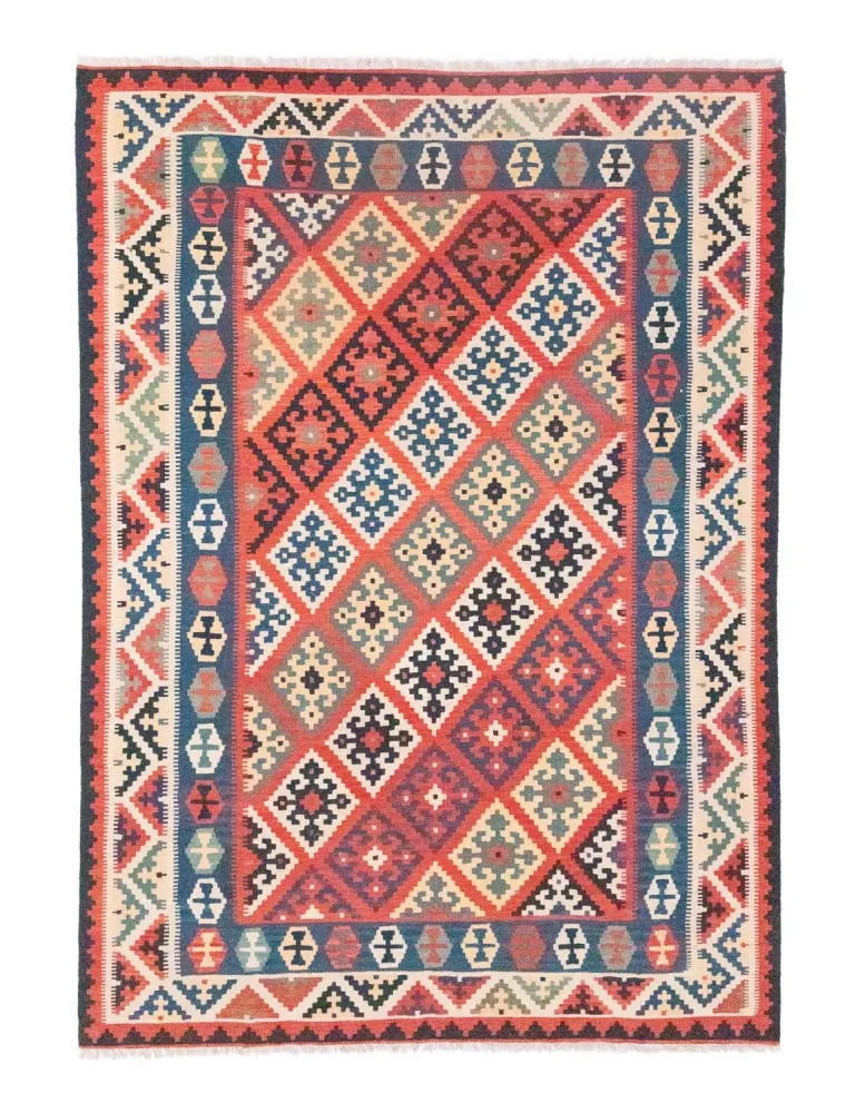 Kelimteppe - Orientalsk - 297 x 202 cm - oransje