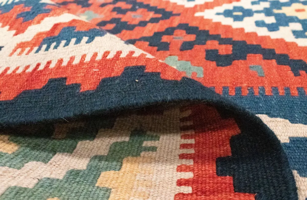 Kelimteppe - Orientalsk - 297 x 202 cm - oransje