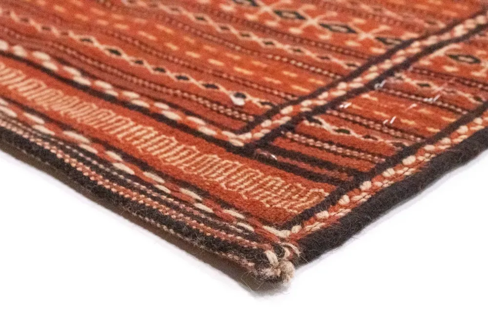 Kelimteppe - Orientalsk - 300 x 194 cm - oransje