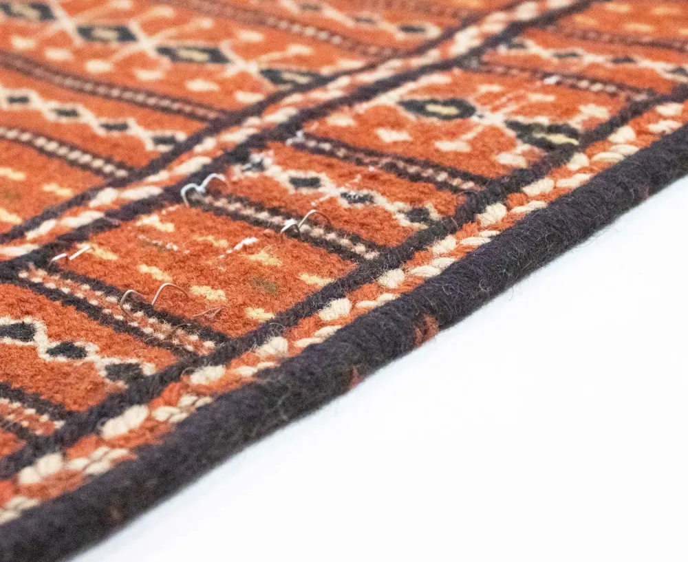 Kelimteppe - Orientalsk - 300 x 194 cm - oransje