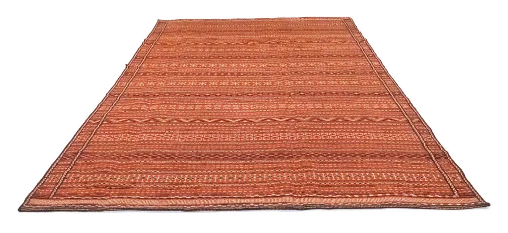 Kelimteppe - Orientalsk - 300 x 194 cm - oransje