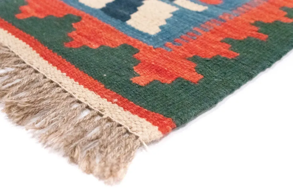 Kelimteppe - Orientalsk - 300 x 205 cm - oransje