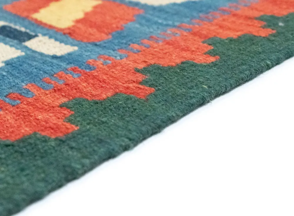 Kelimteppe - Orientalsk - 300 x 205 cm - oransje