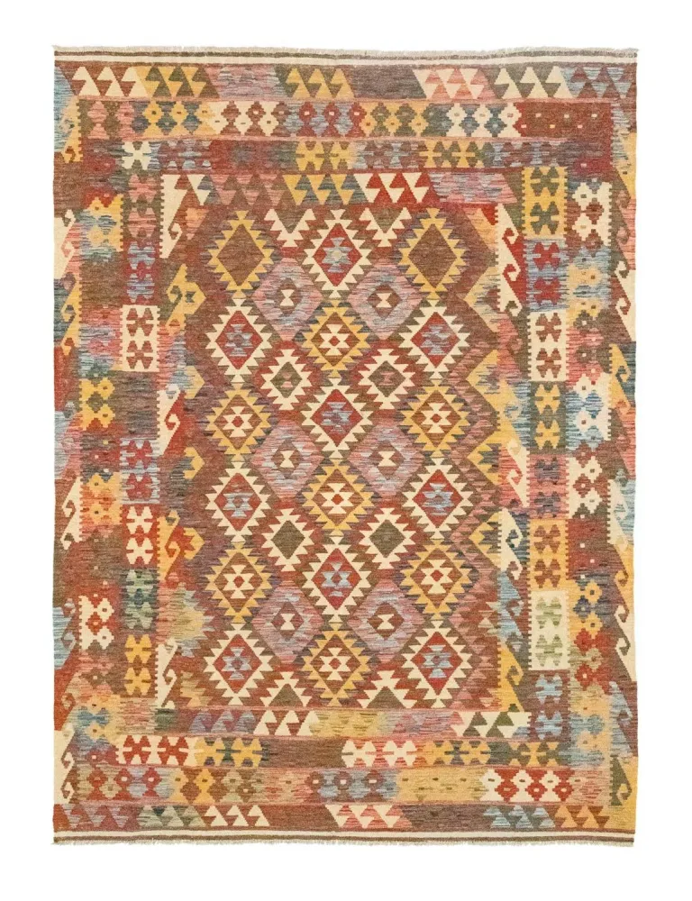 Kelimteppe - Orientalsk - 300 x 207 cm - brun