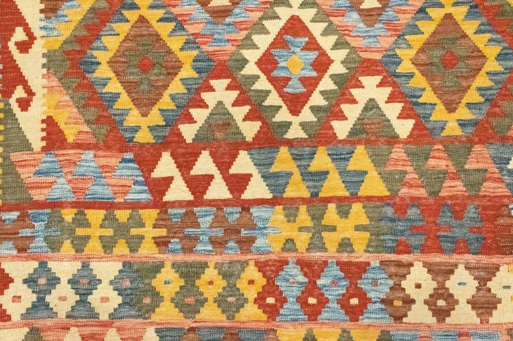 Kelimteppe - Orientalsk - 300 x 207 cm - brun