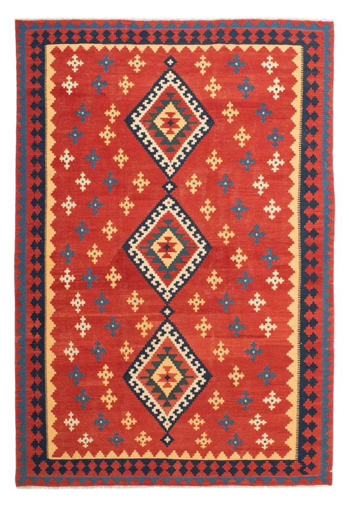 Kelimteppe - Orientalsk - 300 x 210 cm - rust