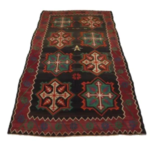 Kelimteppe - Orientalsk - 303 x 158 cm - blå