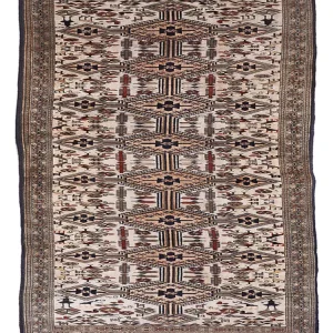 Kelimteppe - Orientalsk - 304 x 90 cm - karamell