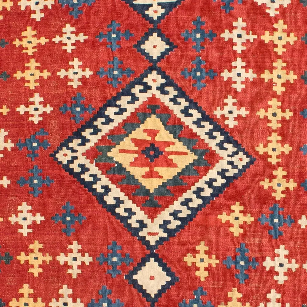 Kelimteppe - Orientalsk - 307 x 199 cm - rød