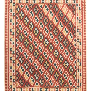 Kelimteppe - Orientalsk - 313 x 260 cm - flerfarget