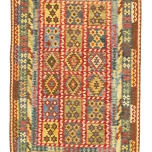 Kelimteppe - Orientalsk - 314 x 208 cm - flerfarget