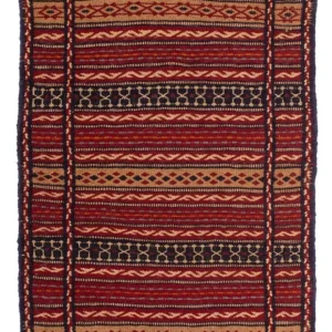 Kelimteppe - Orientalsk - 90 x 60 cm - flerfarget