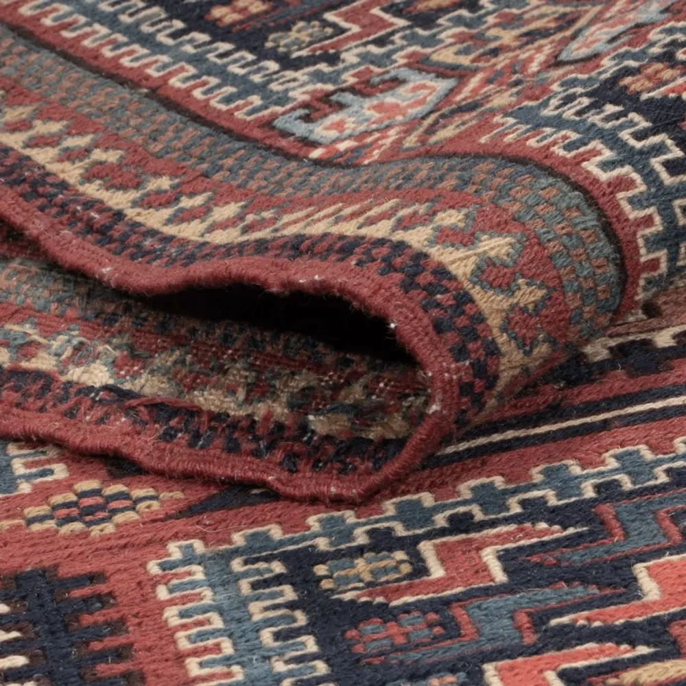 Kelimteppe - Orientalsk - Soumak - 207 x 165 cm - mørk beige