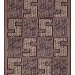 Kelimteppe - Orientalsk - Soumak - 208 x 165 cm - mørk beige