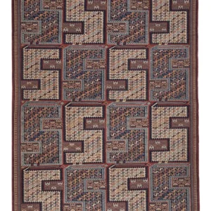 Kelimteppe - Orientalsk - Soumak - 214 x 155 cm - mørk beige