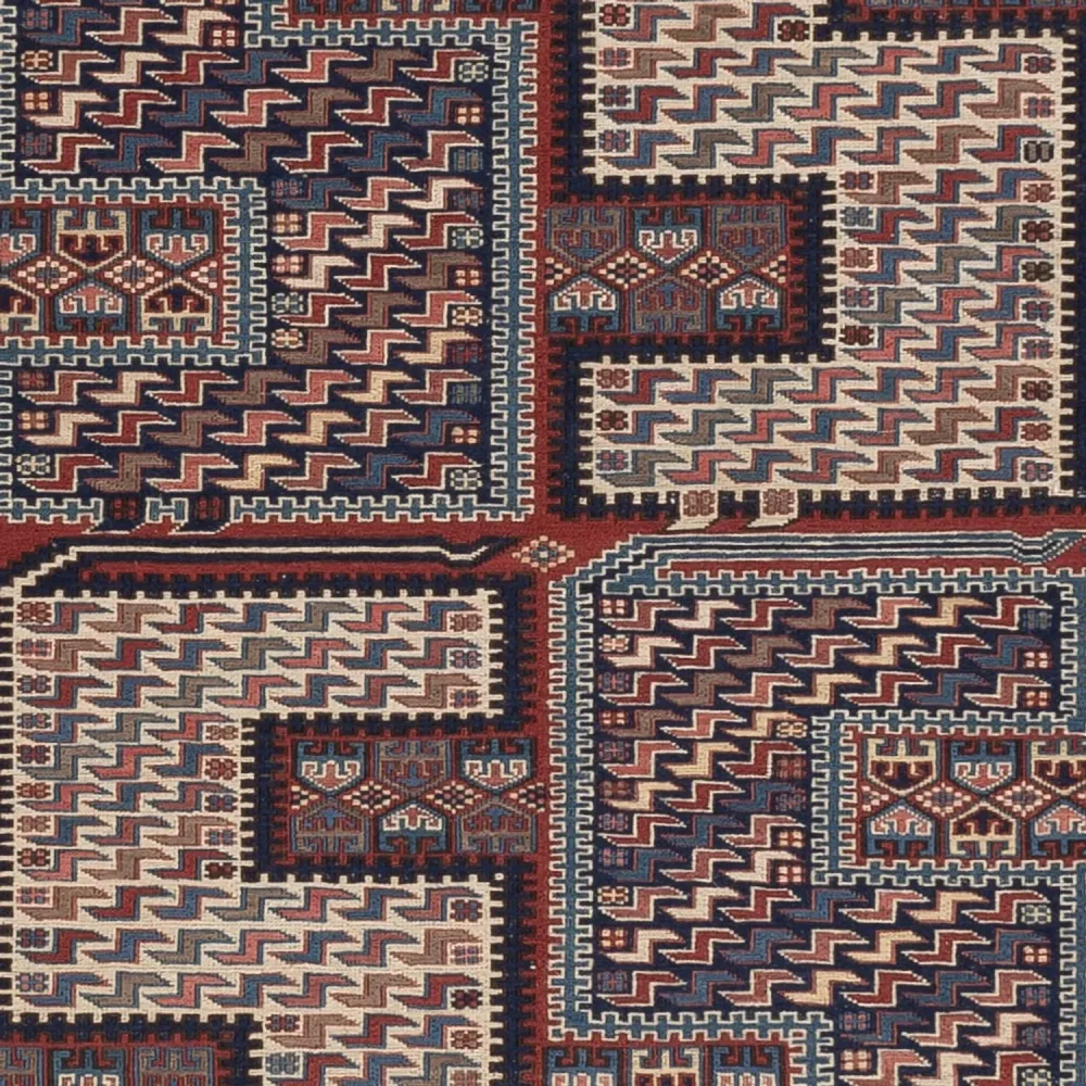 Kelimteppe - Orientalsk - Soumak - 223 x 156 cm - mørk beige