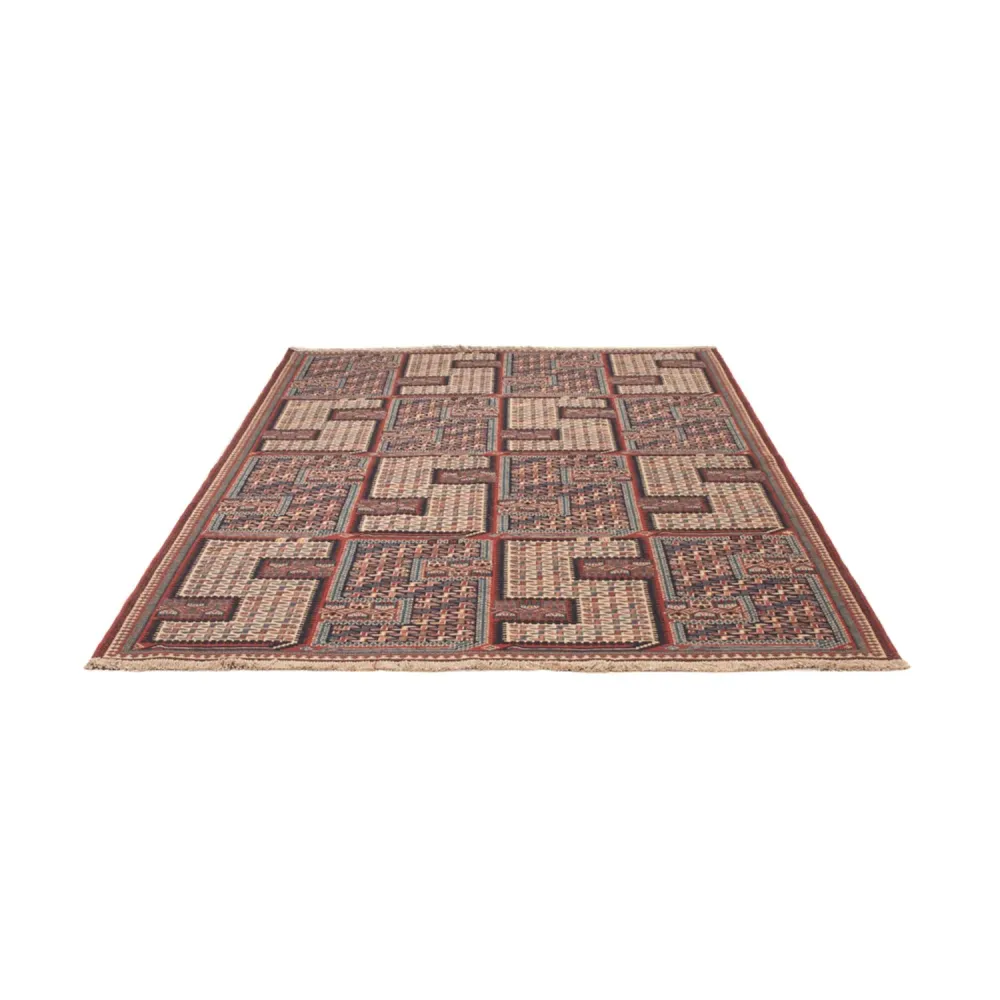 Kelimteppe - Orientalsk - Soumak - 223 x 156 cm - mørk beige