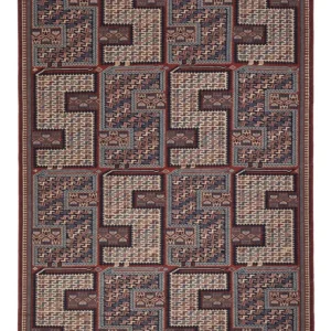 Kelimteppe - Orientalsk - Soumak - 223 x 156 cm - mørk beige