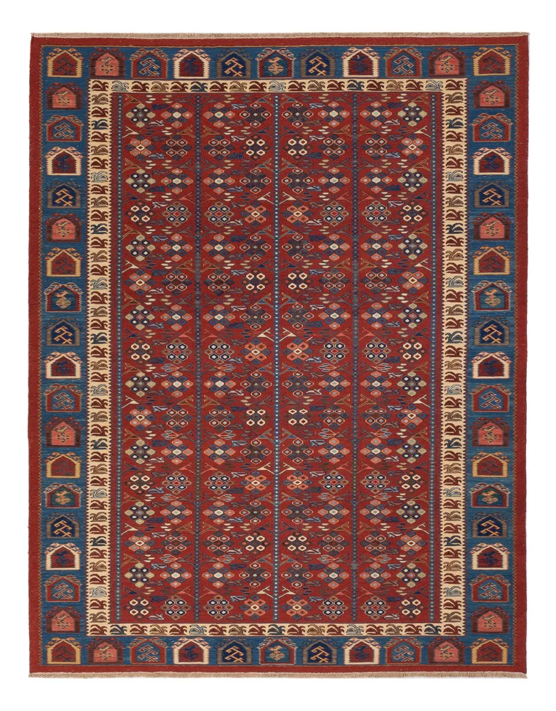 Kelimteppe - Orientalsk - Soumak - 228 x 175 cm - rust