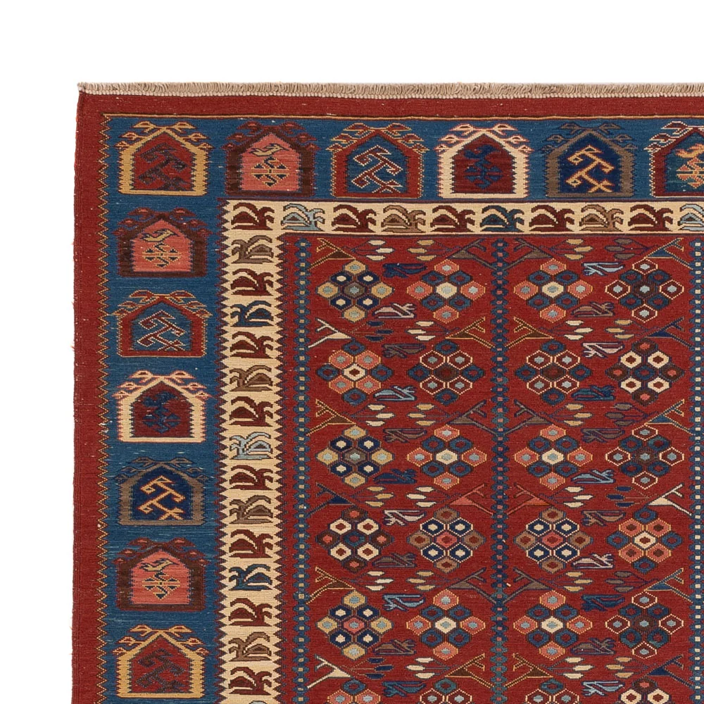 Kelimteppe - Orientalsk - Soumak - 228 x 175 cm - rust