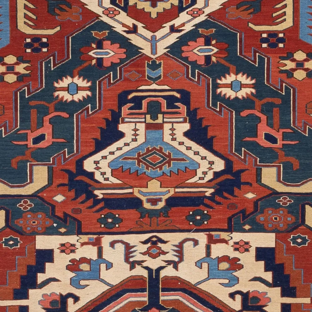 Kelimteppe - Orientalsk - Soumak - 256 x 194 cm - flerfarget