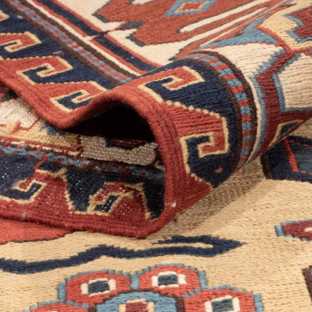 Kelimteppe - Orientalsk - Soumak - 256 x 194 cm - flerfarget