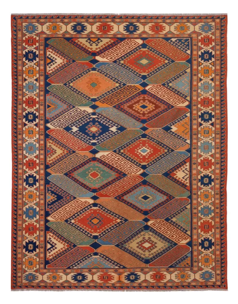 Kelimteppe - Orientalsk - Soumak - 272 x 205 cm - flerfarget