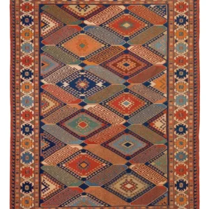 Kelimteppe - Orientalsk - Soumak - 272 x 205 cm - flerfarget