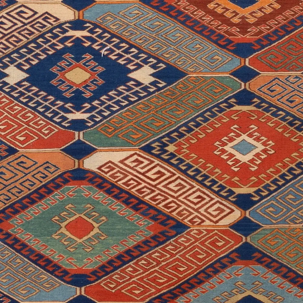 Kelimteppe - Orientalsk - Soumak - 272 x 205 cm - flerfarget