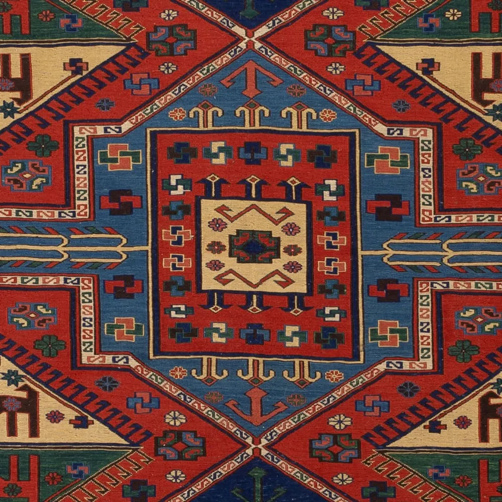 Kelimteppe - Orientalsk - Soumak - 276 x 205 cm - rød