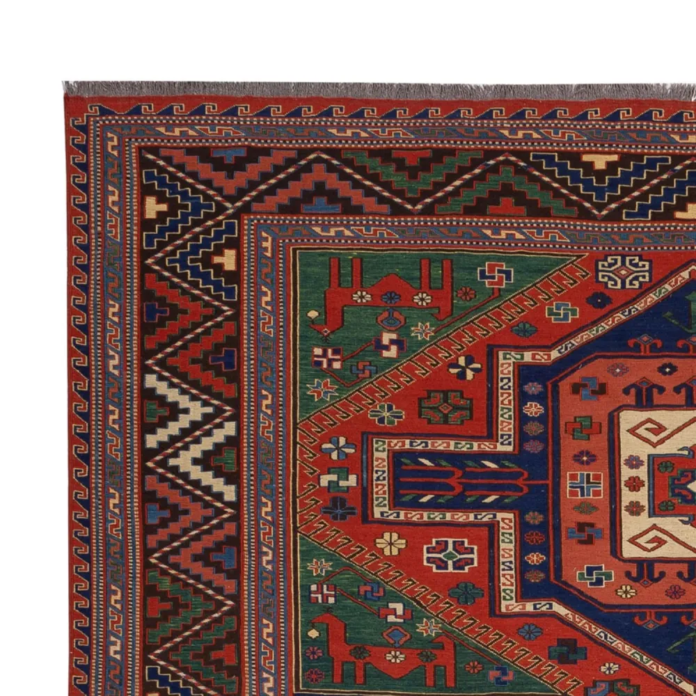 Kelimteppe - Orientalsk - Soumak - 276 x 205 cm - rød