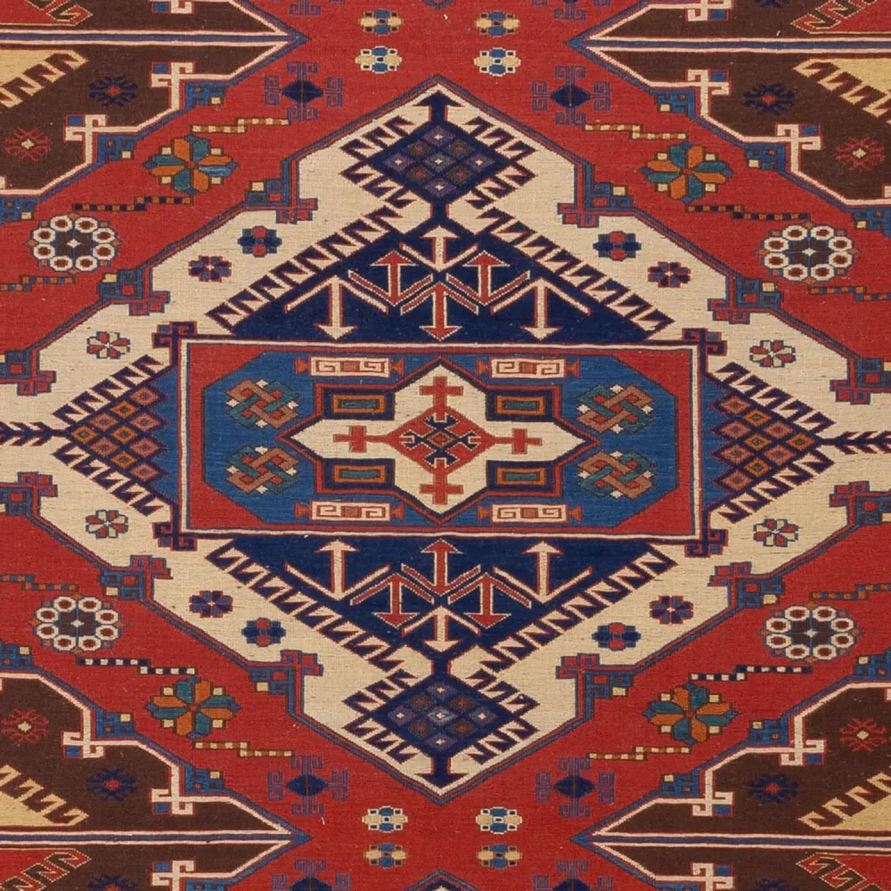 Kelimteppe - Orientalsk - Soumak - 282 x 204 cm - rød