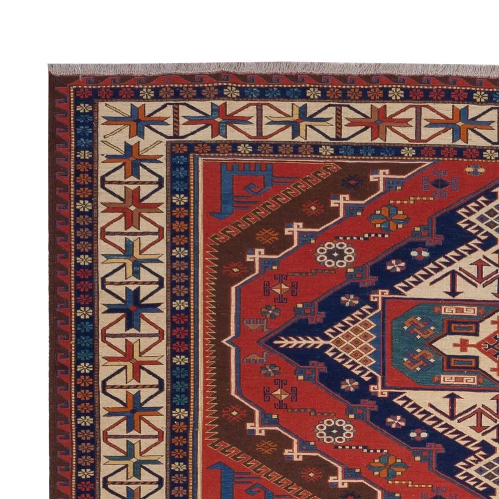 Kelimteppe - Orientalsk - Soumak - 282 x 204 cm - rød
