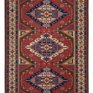 Kelimteppe - Orientalsk - Soumak - 282 x 204 cm - rød