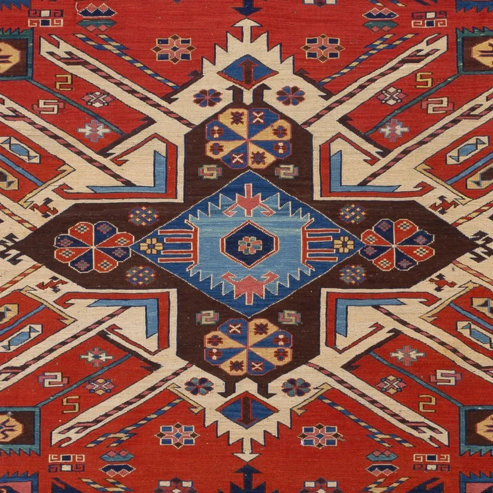 Kelimteppe - Orientalsk - Soumak - 292 x 218 cm - rød
