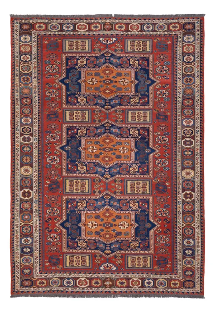 Kelimteppe - Orientalsk - Soumak - 323 x 236 cm - rød