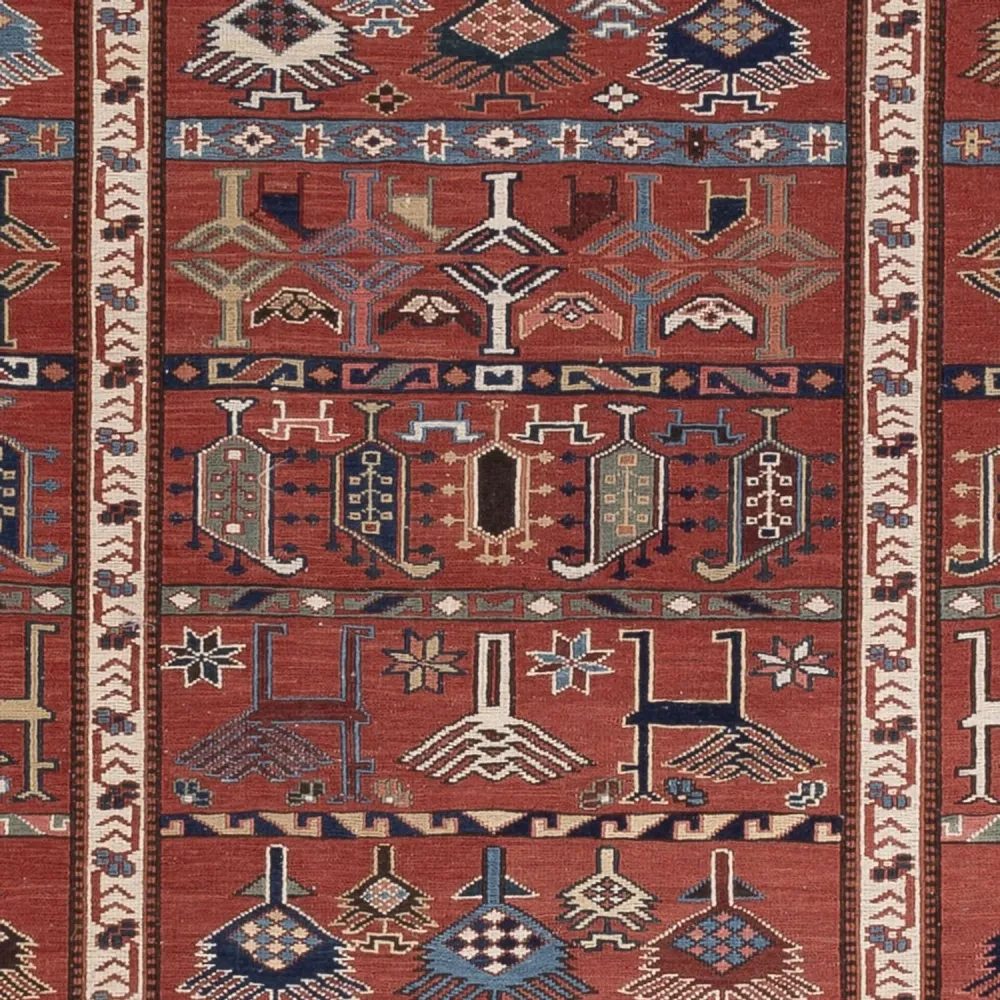 Kelimteppe - Orientalsk - Soumak square - 205 x 192 cm - rust