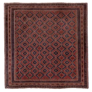 Kelimteppe - Orientalsk square - 157 x 150 cm - flerfarget