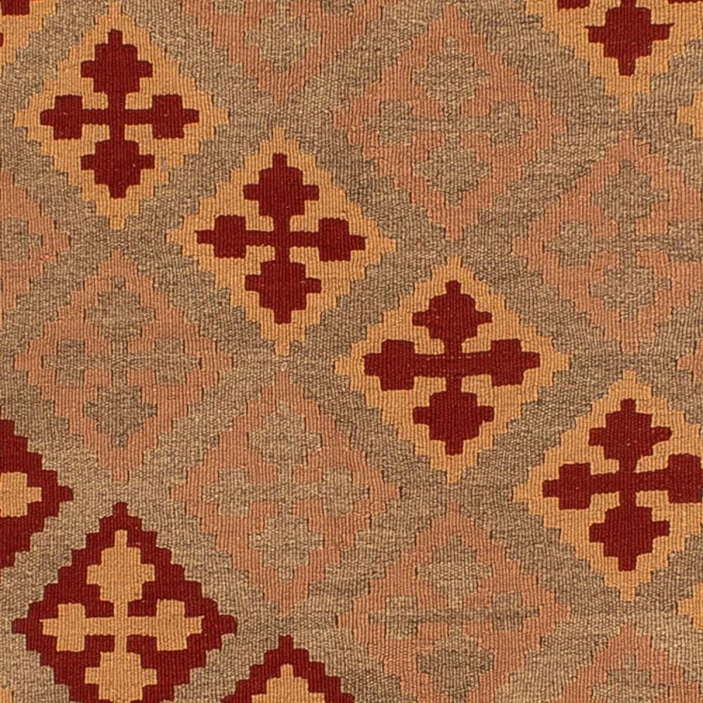 Kelimteppe - Orientalsk square - 165 x 161 cm - mørk rød