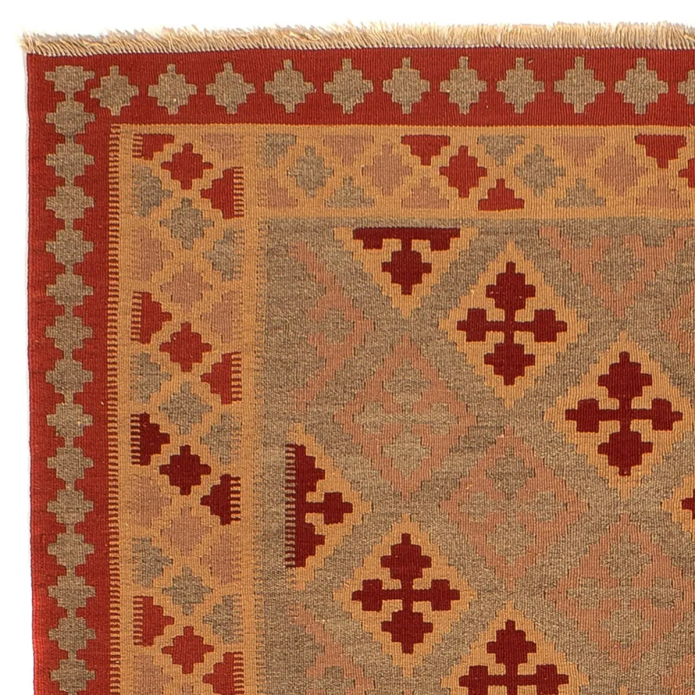 Kelimteppe - Orientalsk square - 165 x 161 cm - mørk rød