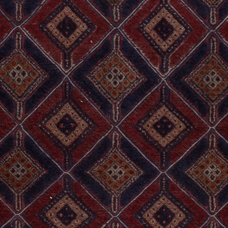 Kelimteppe - Orientalsk square - 177 x 157 cm - mørk rød