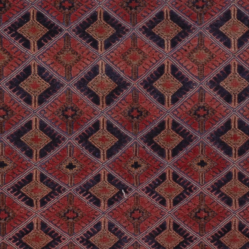 Kelimteppe - Orientalsk square - 183 x 158 cm - mørk rød