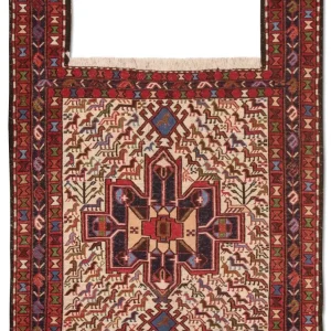 Kelimteppe - Orientalsk square - 99 x 95 cm - beige