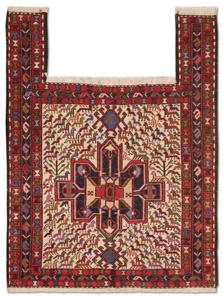 Kelimteppe - Orientalsk square - 99 x 95 cm - beige