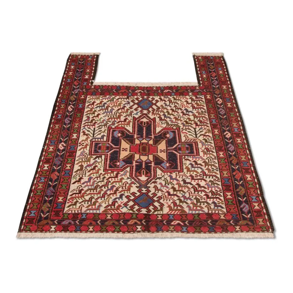 Kelimteppe - Orientalsk square - 99 x 95 cm - beige