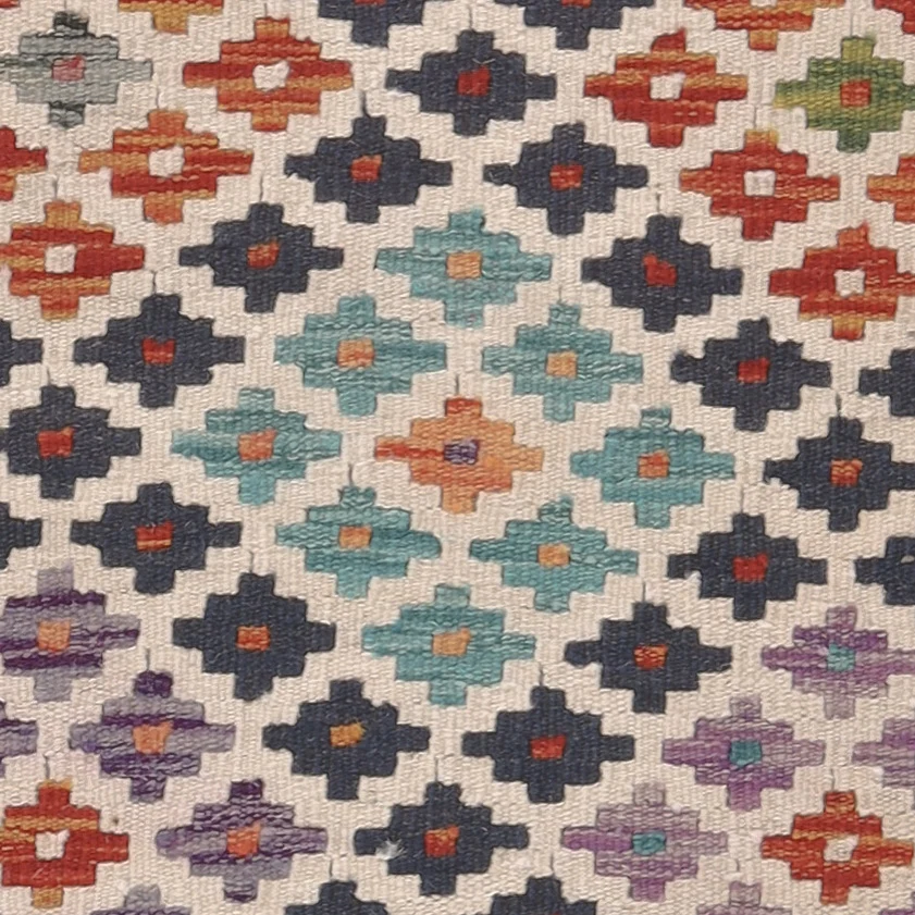 Kelimteppe - Splash - 126 x 87 cm - flerfarget